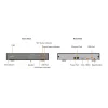 Imou NVR rögzítő - NVR-N110-8A0E (10 csatorna, H265, HDMI, VGA, USB, 1x Sata (max16TB), Onvif; Hangsz; Mikrofon)