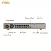 Imou NVR rögzítő - NVR-N236P16-8A0E-P (36 csatorna, 16port PoE; H265, 8MP; HDMI, VGA, USB, 2xSata(16TB); Hangsz; Mikr.)