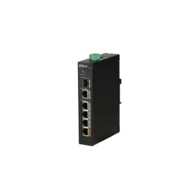   Dahua switch PoE - PFS3106-4ET-60 (4x 100Mbps PoE (60W) + 1x 1Gbps + 1xSFP, 53VDC)