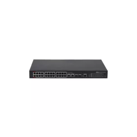   Dahua switch PoE mendzselhető - PFS4226-24ET-360-V3 (24x 10/100 PoE/PoE+ (360W)+2x gigabit/SFP combo uplink,HighPoE)