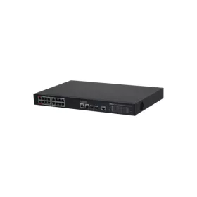   Dahua switch PoE mendzselhető - S4220-16GT-190 (18x 1Gbps; 16x PoE/PoE+; 2x 1Gbps SFP; 190W)