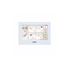   Dahua IP video kaputelefon - VTH2621GW-P (beltéri egység, 7" touch screen, 1024x600, PoE, SD, I/O, H.265, fehér)