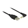 Delock átalakítú - 85544 (USB - DC csatlakozó dugó 4.0 x 1.7, 90 fokos, 1,5m)