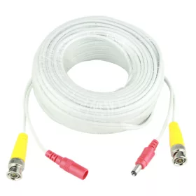   Eonboom AHD-CPV18 BNC+DC táp kábel 18m, HD kamerákhoz FEKETE