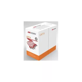   Hikvision Kábel - DS-1LN6-UU (UTP fali kábel, Cat6, PVC, AWG23, réz, narancssárga, 305m)