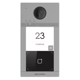   Hikvision IP kaputelefon - DS-KV8113-WME1/FLUSH (2MP, kültéri egység, 1 lakásos, IP65, IR, I/O, wifi, Mifare)
