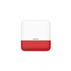   Hikvision AX Pro Sziréna - DS-PS1-E-WE (Kültéri, 110dB, Piros)