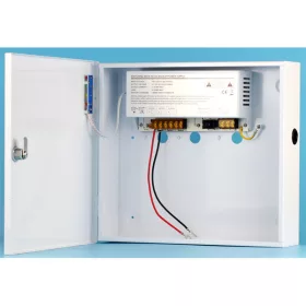   Walisec szünetmentesíthető tápegység - PS120-10ABU (12-14V/10A, IP20, 120W, Támogatott akkumulátor: 12V/12Ah)