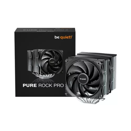 Be Quiet! CPU Cooler - PURE ROCK PRO 3 (AMD: AM4/AM5; Intel: 1851/1700/1200/1150/1151/1155)