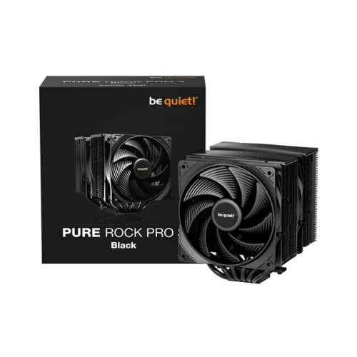 Be Quiet! CPU Cooler - PURE ROCK PRO 3 Black (AMD: AM4/AM5; Intel: 1851/1700/1200/1150/1151/1155)