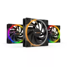   Be Quiet! Cooler 12cm - LIGHT WINGS 120mm PWM high-speed Triple-Pack (RGB, 2500rpm, 31dB, fekete)