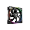 Be Quiet! Cooler 14cm - LIGHT WINGS 140mm PWM Reverse Black (RGB, 1300rpm, 25,5dB, fekete)