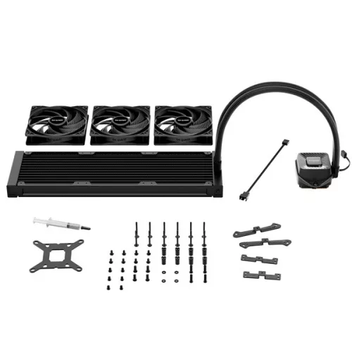 Be Quiet! CPU Water Cooler - PURE LOOP 3 360mm (3x120mm, csatlakozó: 3pin, cső hossza: 400mm)