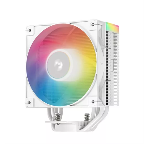 DeepCool CPU Cooler - AG400 WH ARGB V2 (31,6 dB; max, 128,93 m3/h; 4pin csatlakozó, 4 db heatpipe, 12cm, PWM, fehér)