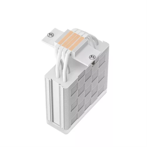 DeepCool CPU Cooler - AG400 WH ARGB V2 (31,6 dB; max, 128,93 m3/h; 4pin csatlakozó, 4 db heatpipe, 12cm, PWM, fehér)