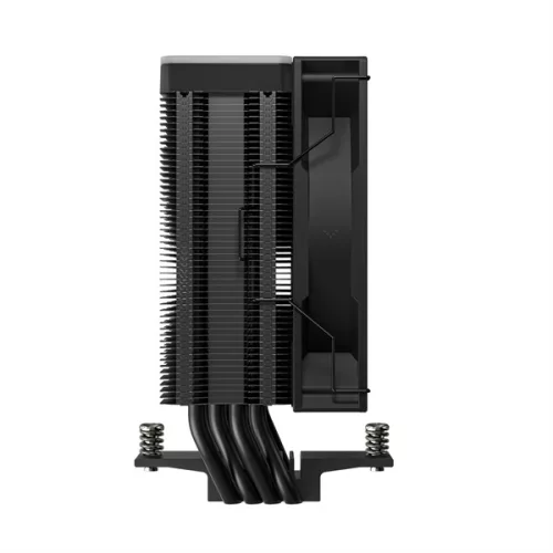 DeepCool CPU Cooler - AG400 BK ARGB V2 (31,6 dB; max, 128,93 m3/h; 4pin csatlakozó, 4 db heatpipe, 12cm, PWM)