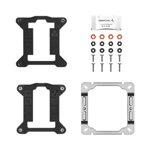 DeepCool CPU Cooler - AG400 (31,6 dB; max, 128,93 m3/h; 4pin csatlakozó, 4 db heatpipe, 12cm, PWM)