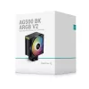 DeepCool CPU Cooler - AG500 BK ARGB V2 (29,4 dB; max, 115,32 m3/h; 4pin csatlakozó, 5 db heatpipe, 12cm, PWM, LED)