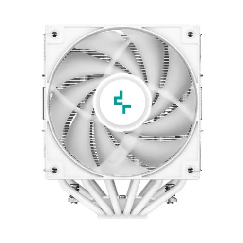 DeepCool CPU Cooler - AG620 WH ARGB (29,4 dB; max, 115,32 m3/h; 4pin PWM, 6 db heatpipe, 12cm, A-RGB LED, fehér)