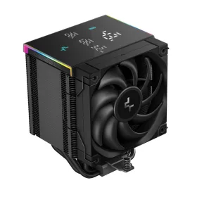   DeepCool CPU Cooler - AK500 DIGITAL PRO (28dB; max, 103,45 m3/h; 4pin csatlakozó, 5 db heatpipe, 12cm, PWM, fekete, RGB)