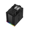 DeepCool CPU Cooler - AK500 DIGITAL PRO (28dB; max, 103,45 m3/h; 4pin csatlakozó, 5 db heatpipe, 12cm, PWM, fekete, RGB)