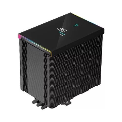 DeepCool CPU Cooler - AK500 Digital (28dB; max, 117,21 m3/h; 4pin csatlakozó, 5 db heatpipe, 12cm, PWM, fekete)