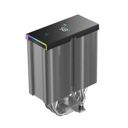 DeepCool CPU Cooler - AK500S DIGITAL SE (28dB; max, 117,21 m3/h; 4pin csatlakozó, 5 db heatpipe, 12cm, PWM)