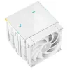 DeepCool CPU Cooler - AK620 DIGITAL PRO WH (25 dB; max, 103,45 m3/h; 4pin csatlakozó, 6 db heatpipe, 2x12cm, PWM, fehér)