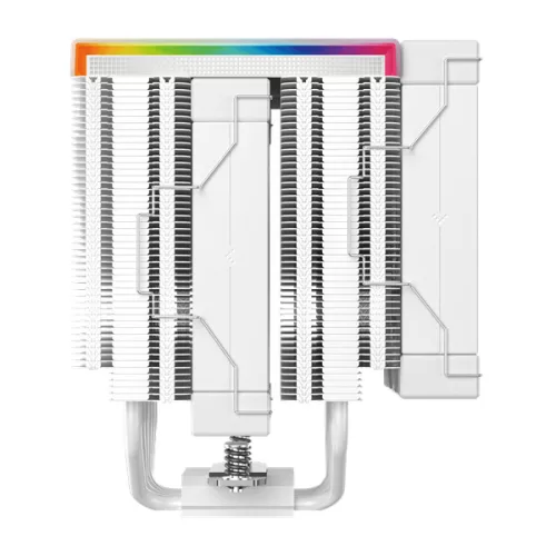 DeepCool CPU Cooler - AK620 DIGITAL PRO WH (25 dB; max, 103,45 m3/h; 4pin csatlakozó, 6 db heatpipe, 2x12cm, PWM, fehér)