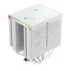 DeepCool CPU Cooler - AK620 DIGITAL PRO WH (25 dB; max, 103,45 m3/h; 4pin csatlakozó, 6 db heatpipe, 2x12cm, PWM, fehér)