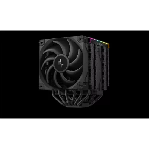 DeepCool CPU Cooler - AK620 DIGITAL PRO (25 dB; max, 103,45 m3/h; 4pin csatlakozó, 6 db heatpipe, 2x12cm, PWM)