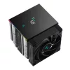 DeepCool CPU Cooler - AK620 DIGITAL SE (28 dB; max, 117,21 m3/h; 4pin csatlakozó, 6 db heatpipe, 2x12cm, PWM, RGB)