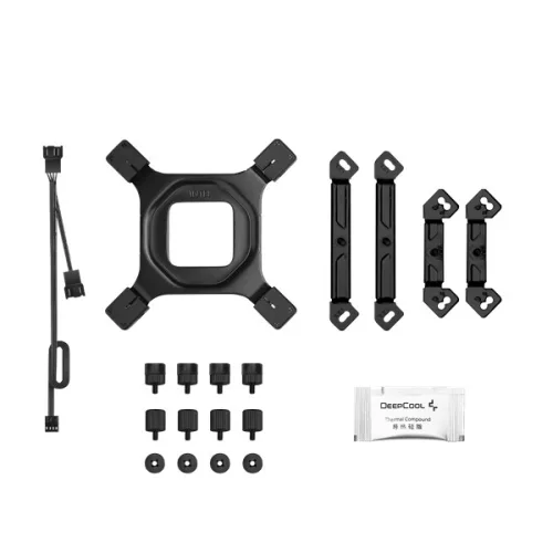 DeepCool CPU Cooler - AK620 Zero Dark Zoria (28 dB; max, 117,21 m3/h; 4pin csatlakozó, 6 db heatpipe, 2x12cm, PWM)