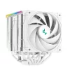 DeepCool CPU Cooler - AK620 DIGITAL SE WH (28 dB; max, 117,21 m3/h; 4pin csatlakozó, 6 db heatpipe, 2x12cm, PWM, RGB)