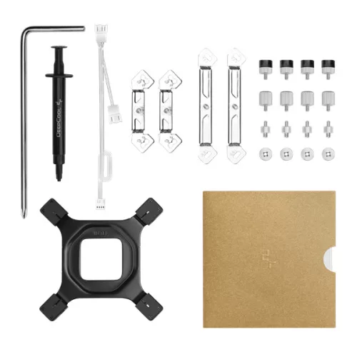 DeepCool CPU Cooler - AK620 DIGITAL SE WH (28 dB; max, 117,21 m3/h; 4pin csatlakozó, 6 db heatpipe, 2x12cm, PWM, RGB)