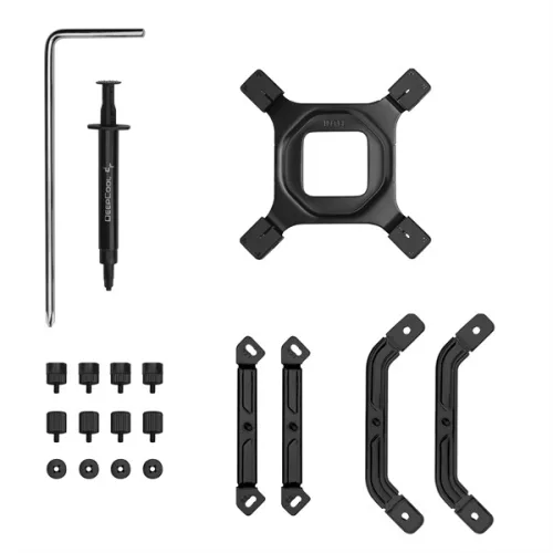 DeepCool CPU Cooler - AK700 DIGITAL NYX (28dB; max, 131,21 m3/h; 4pin csatlakozó, 7 db heatpipe, 12cm, PWM)