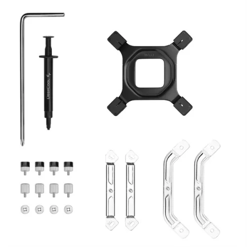 DeepCool CPU Cooler - AK700 DIGITAL WH (28dB; max, 131,21 m3/h; 4pin csatlakozó, 7 db heatpipe, 12cm, PWM)