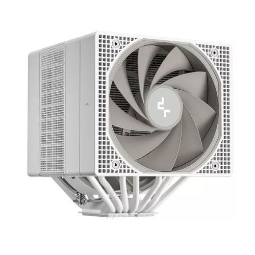 DeepCool CPU Cooler - ASSASSIN VC ELITE WH (max. 20,5dB; 104,06 m3/h; 4pin, 7 db heatpipe, 1x12cm, 1x14cm, PWM)