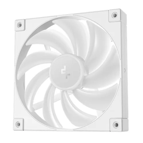 DeepCool Cooler 14cm - FD14 ARGB WH (3in1) (25,6dB; max. 144,09 m3/h; 3pin csatlakozó; hydro bearing, ház hűtésre, PWM)