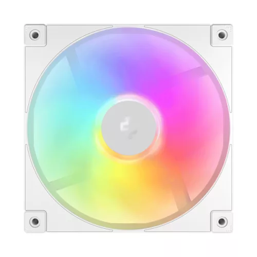 DeepCool Cooler 14cm - FD14 ARGB WH (3in1) (25,6dB; max. 144,09 m3/h; 3pin csatlakozó; hydro bearing, ház hűtésre, PWM)