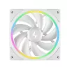 DeepCool Cooler 12cm - FL12 SE WH (3in1) (28.67dB; max.86,20 m3/h; 3x12cm, 3pin; hydro bearing, ház hűtésre, RGB, PWM)