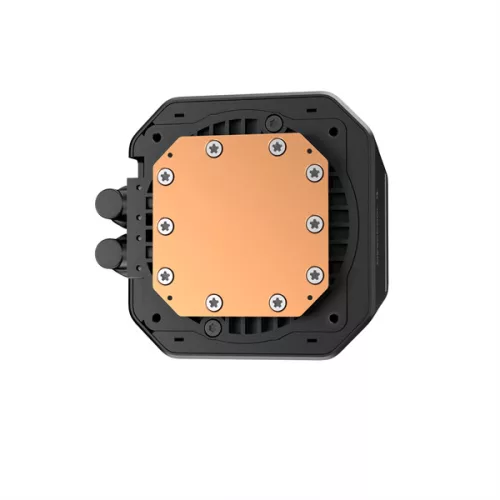 DeepCool CPU Water Cooler - LM240 (max 36.07dB; max. 112,52 m3/h; 2x12cm, LED kijelző, fekete)