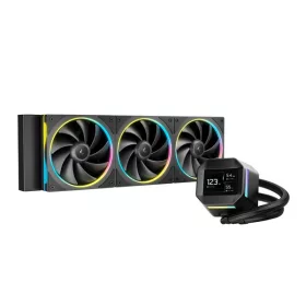   DeepCool CPU Water Cooler - LM360 (max 36,07dB; max. 122,52 m3/h; 3x12cm, LED kijelző, fekete)