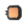 DeepCool CPU Water Cooler - LM360 (max 36,07dB; max. 122,52 m3/h; 3x12cm, LED kijelző, fekete)
