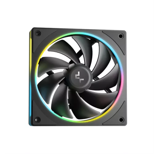 DeepCool CPU Water Cooler - LM360 (max 36,07dB; max. 122,52 m3/h; 3x12cm, LED kijelző, fekete)