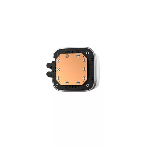 DeepCool CPU Water Cooler - LP240 WH (max 21dB; max. 122,39 m3/h; 2x12cm, LED kijelző, fehér)