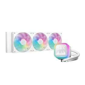   DeepCool CPU Water Cooler - LP360 WH (max 21dB; max. 122,39 m3/h; 3x12cm, LED kijelző, fehér)