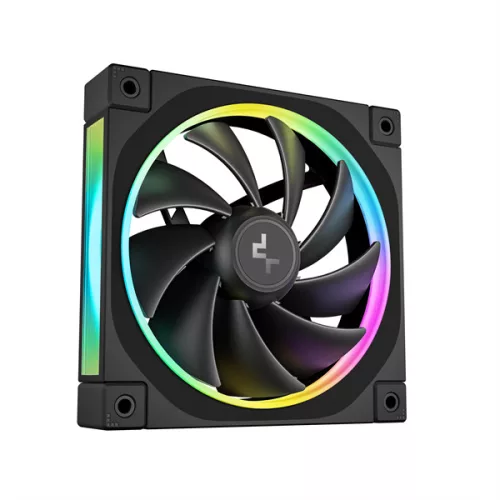 DeepCool CPU Water Cooler - LQ360 ULTRA ARGB (max 35.63dB; max. 124,72 m3/h; 3x12cm, LED kijelző, fekete)