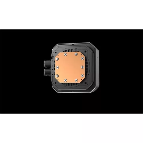 DeepCool CPU Water Cooler - SPARTACUS 360 (max 32,23dB; max. 135,73 m3/h; 3x12cm, LED kijelző, fekete)
