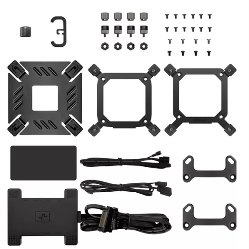 DeepCool CPU Water Cooler - SPARTACUS 420 (32,69dB max;. 191,13 m3/h; 3x14cm, LED kijelző, fekete)